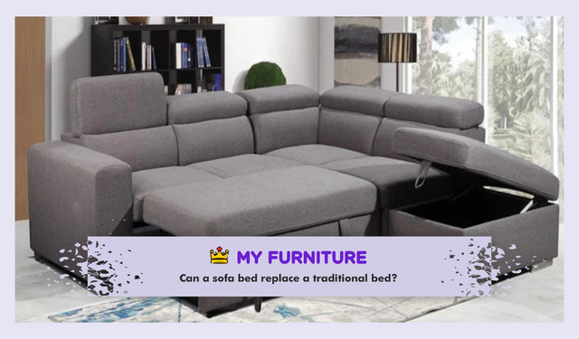 Can a sofa bed replace a traditional bed?