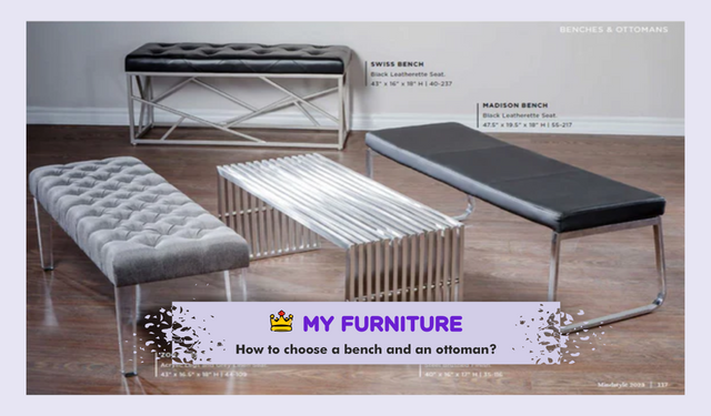 How to choose a bench and an ottoman