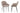 DINING CHAIR, SET OF 2, VINTAGE BEIGE