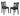 Dining Chair, Set of 2 - Grey