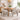 DINING CHAIR, SET OF 2 - WALNUT/BEIGE