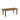 Dining Table, Acacia Brown (Open Box)