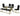 6-Piece Dining Set, Black/Gold