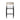 Counter Stool, Set Of 2 - White/Black
