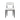 DINING CHAIR, SET OF 2 - WHITE/BLACK