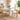 Dining Chair, Set of 2 - Oak/Ivory