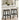 Counter Stool, Set Of 2 - Oak/Dark Grey - (Open Box)