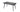 7-Piece Dining Set - Black/Grey