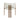 Dining Chair, Set of 2 - Cream/Walnut