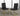 5-Piece Dining Set, Black/Gold