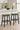 Counter Stool, Set Of 2 - Oak/Dark Grey