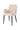 DINING CHAIR, SET OF 2 - BEIGE