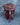 Side Table - Burgundy