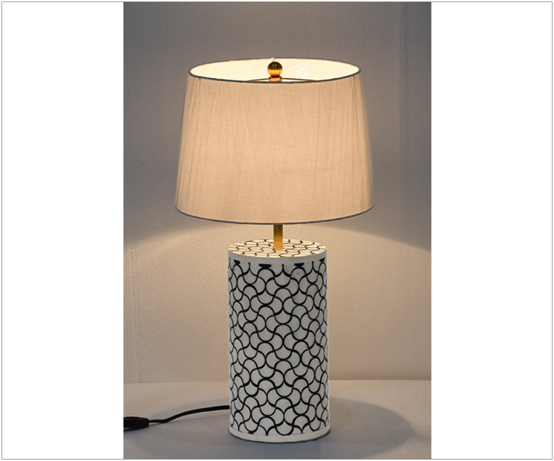 GLobe Inlay Table Lamp in Brampton 