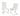 7-Piece Dining Set- White