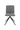 Dining Chair, Set of 2 - Dark Grey