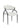 DINING CHAIR, SET OF 2, CREAM/BLACK