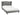 King Platform Bed - Grey