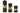Black Ashley Candle Holder Set