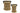 Black Classic Bamboo Stool Set