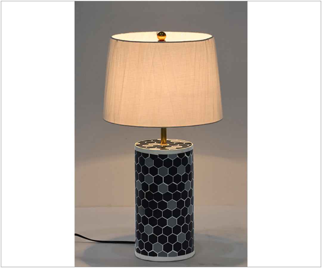 checkers Inlay Table Lamp Design at My Furniture Store London Ontario