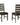 Side Chair, Set of 2 - Dark Grey (Open Box)