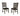 Side Chair, Set of 2 - Dark Grey (Open Box)