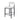 Counter Stool, Set Of 2 - White/Black