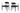 Dining Chair, Set Of 2 - Black