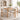 Dining Chair, Set of 2 - Oak/Ivory