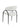 DINING CHAIR, SET OF 2, CREAM/BLACK