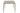 DINING TABLE - WHITE/GOLD