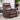 Indiana Manual Leather Swivel Glider Recliner