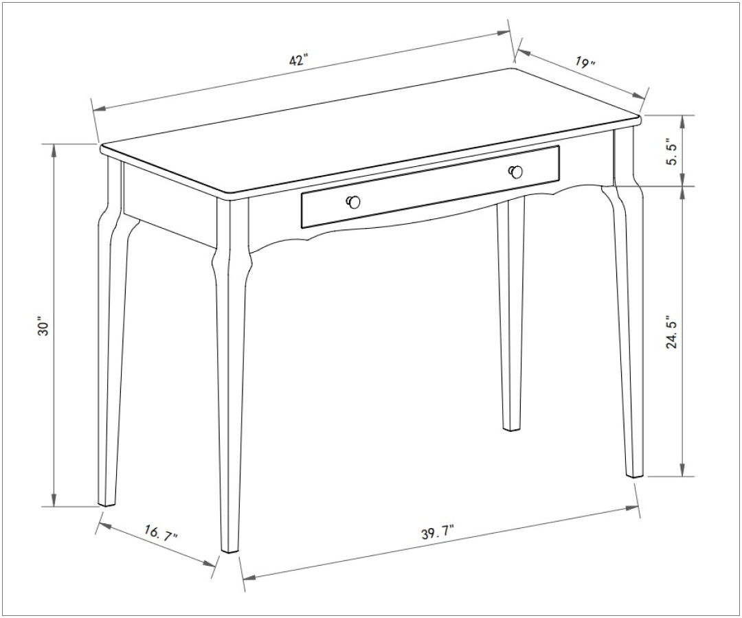 216 - CONSOLE TABLE