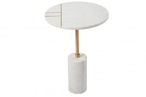 MSY - VERONA MARBLE SIDE TABLE - MFL07